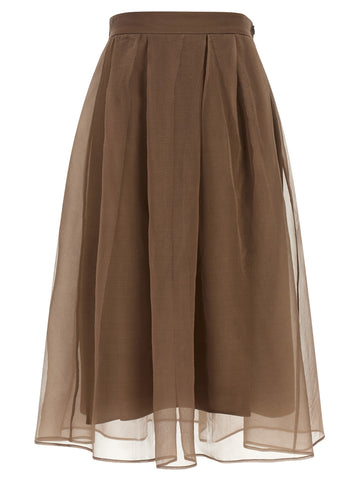 Brunello Cucinelli - 'Circle' skirt