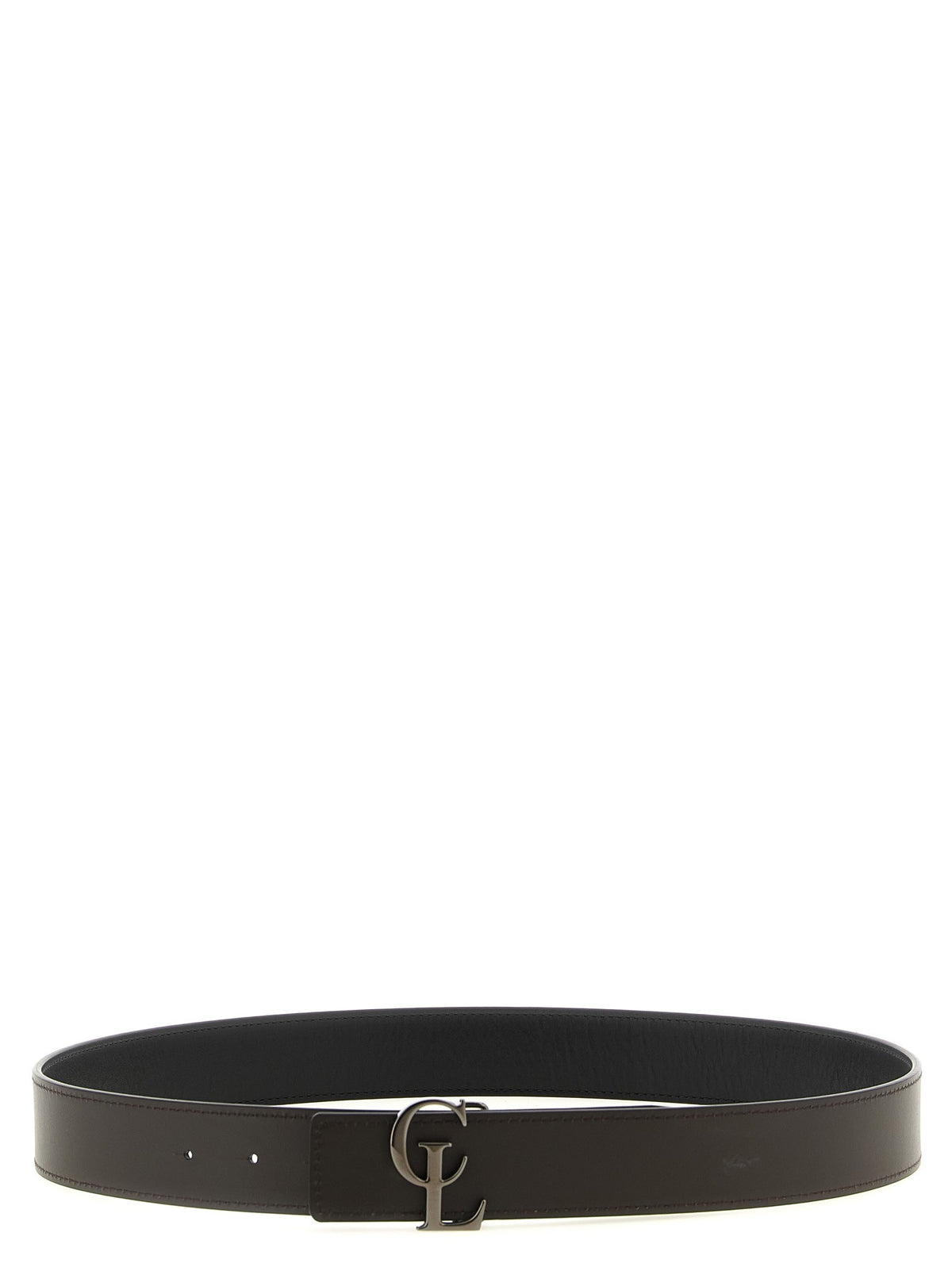 CHRISTIAN LOUBOUTIN - 'CL' reversible belt