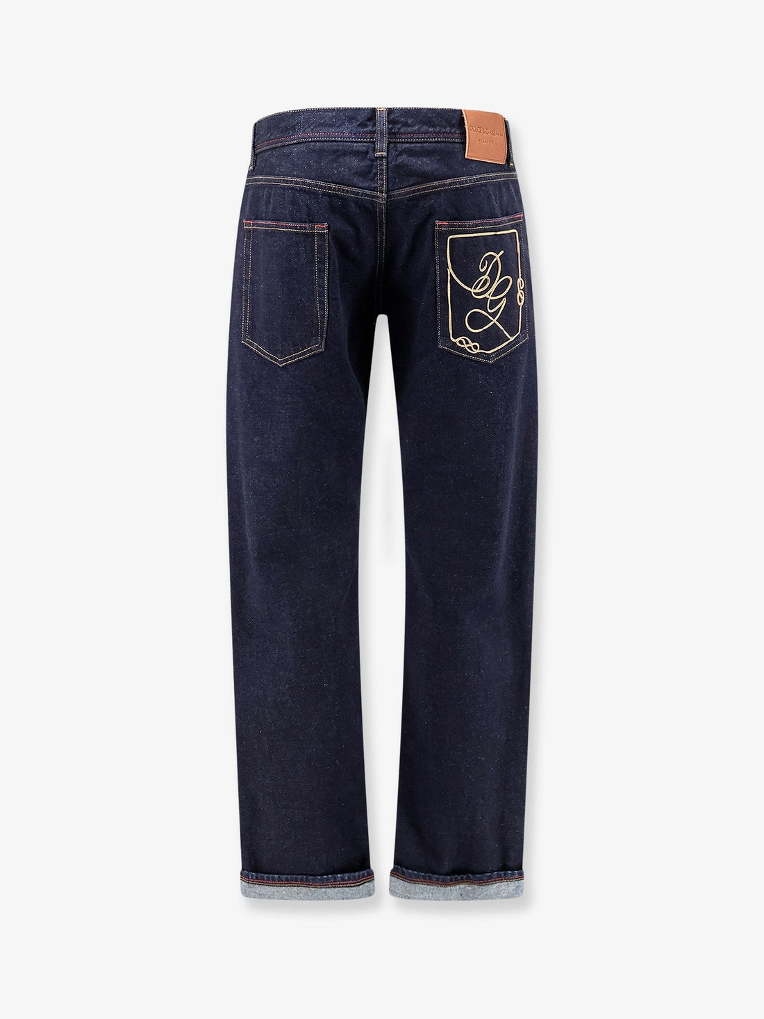 Dolce & Gabbana - DG embroidery jeans classic-jeans-with-logo-embroidery