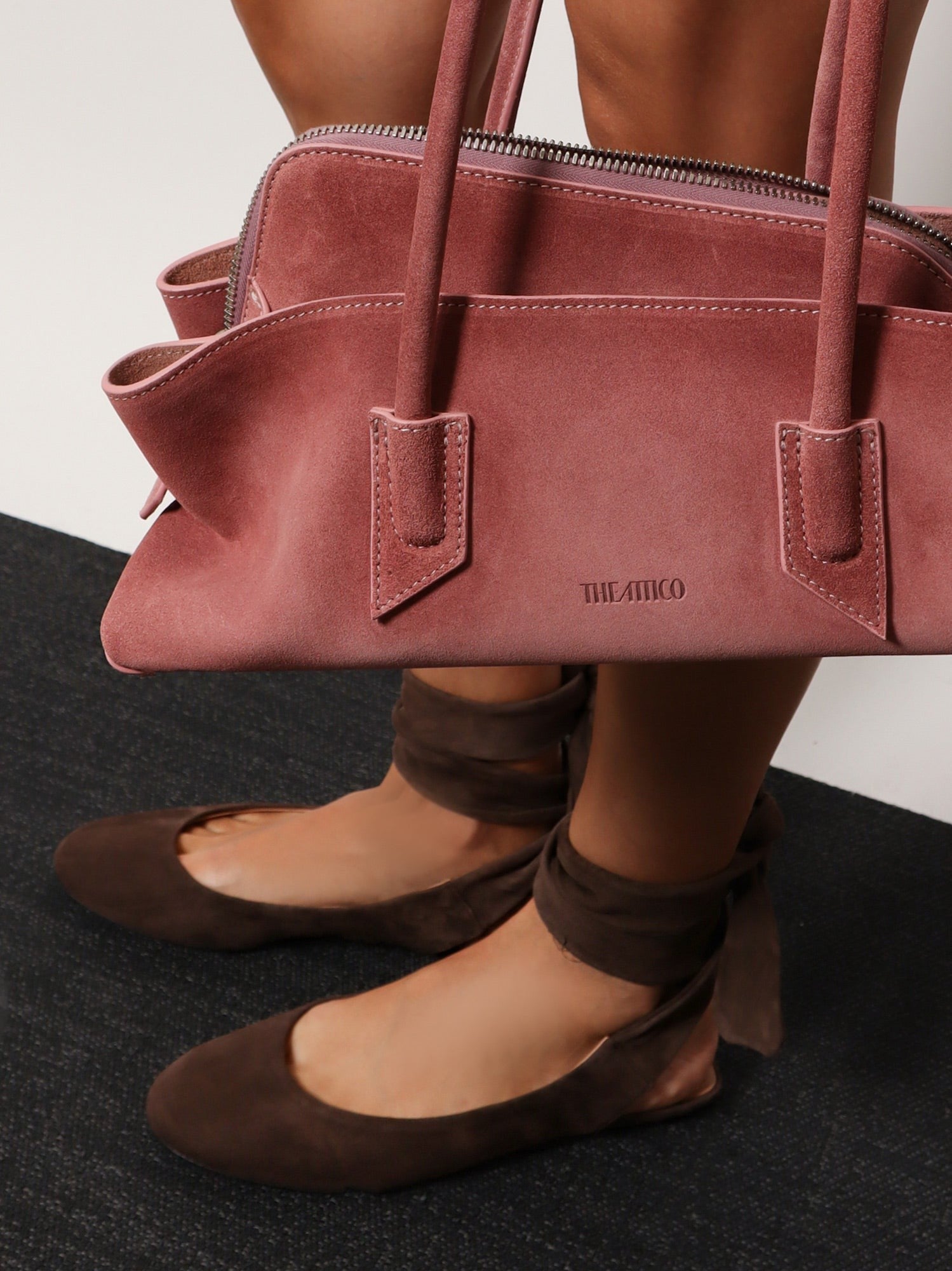 The Attico - Cloe suede ballerinas cloe-suede-ballerinas_20804b79-8073-4c7e-a483-686765e0daf7