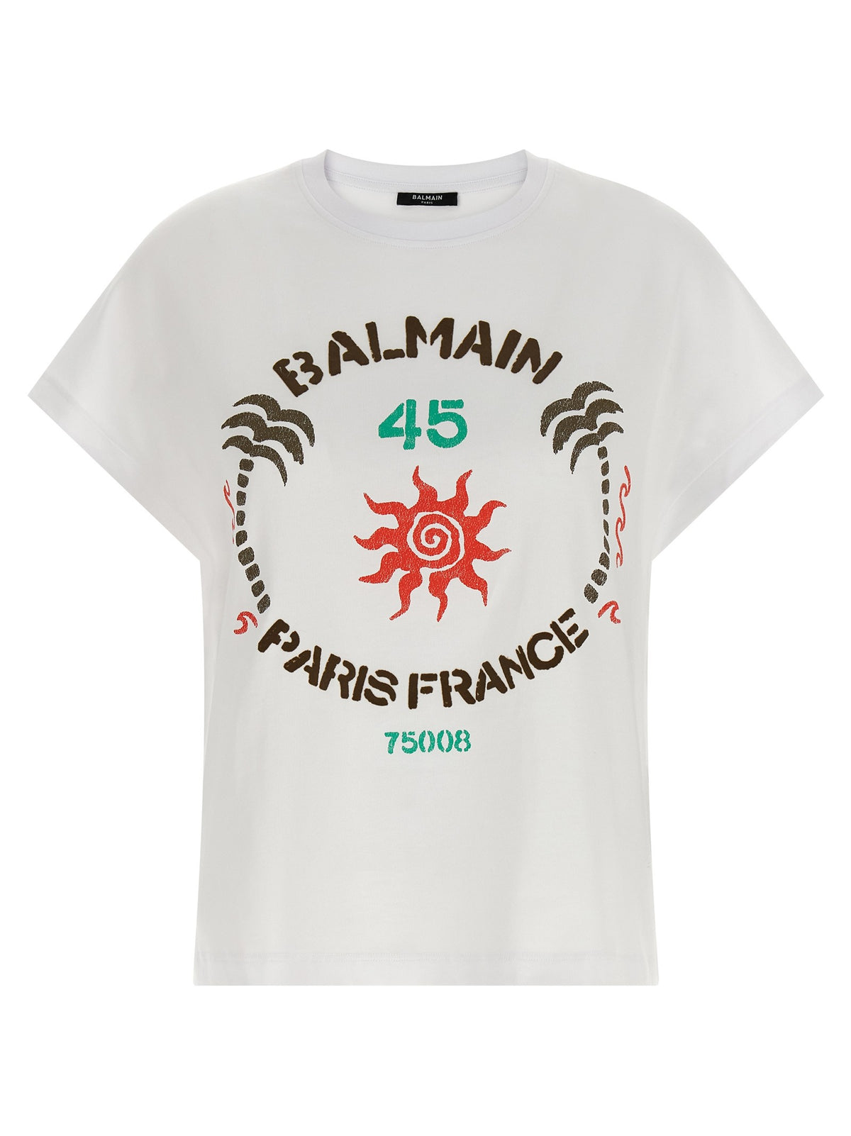 Balmain - 'Club 45' print T-shirt