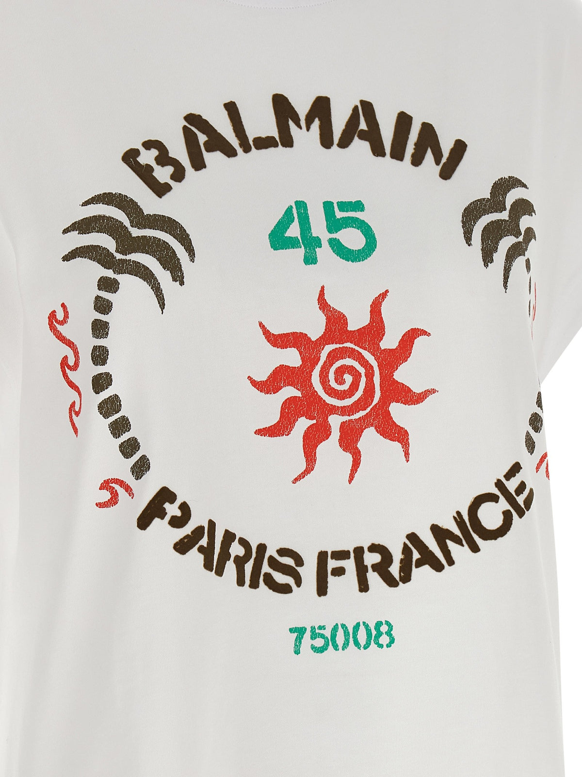 Balmain - 'Club 45' print T-shirt