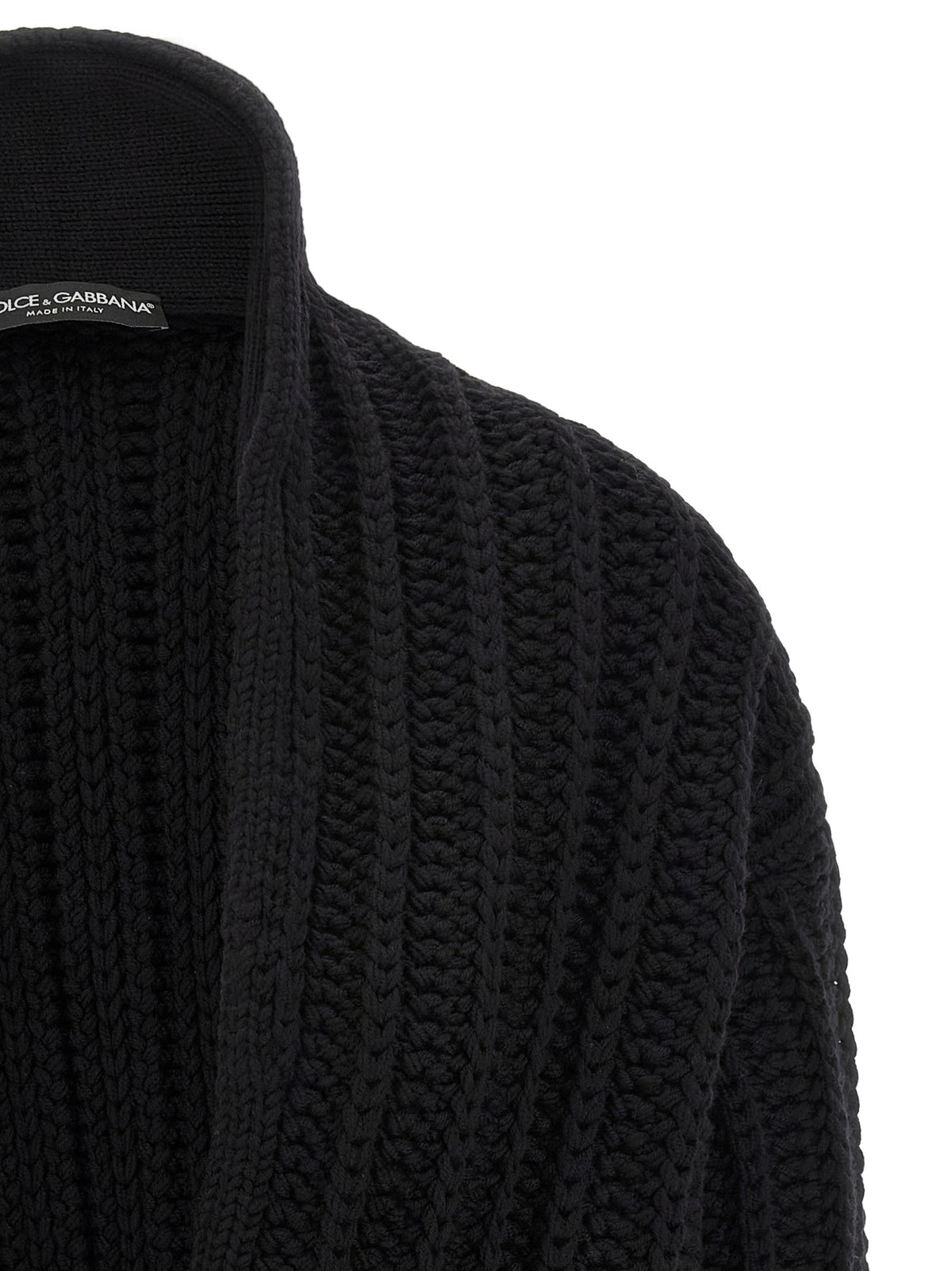 Dolce & Gabbana - Coarse wool cardigan