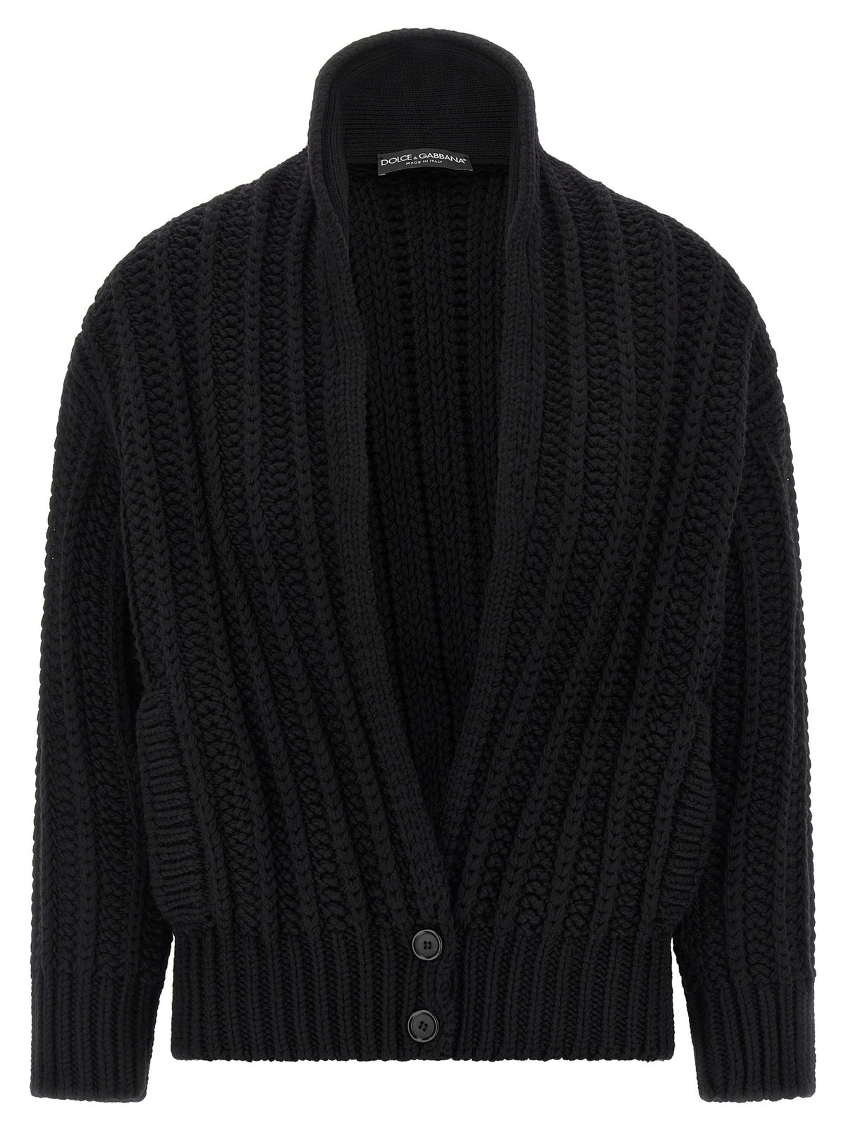 Dolce & Gabbana - Coarse wool cardigan