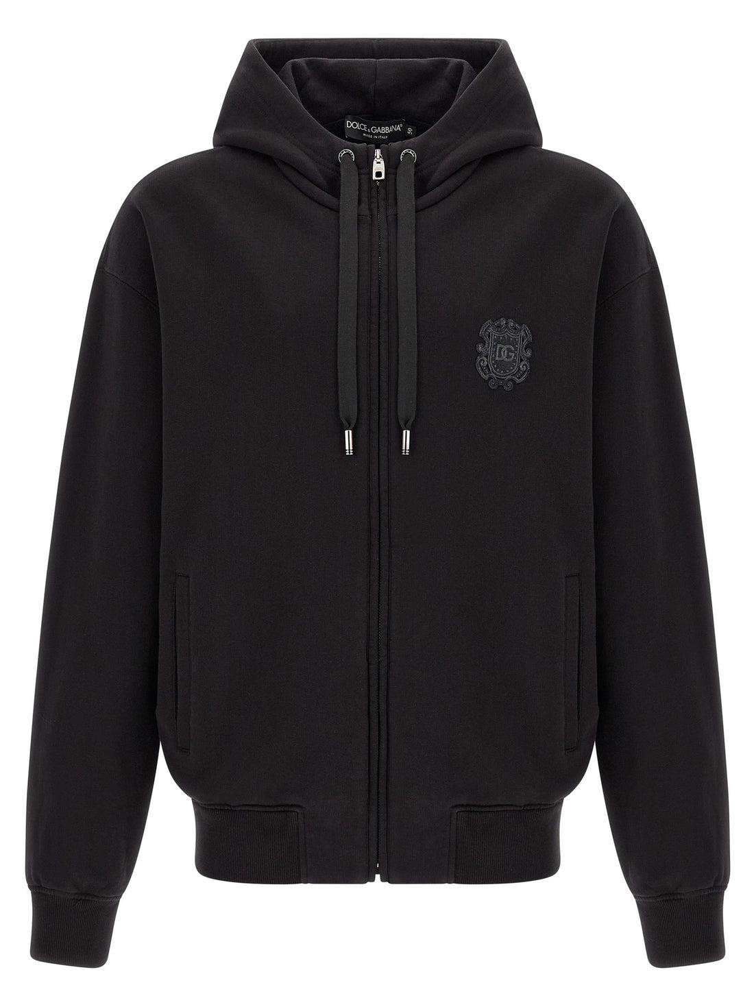Dolce & Gabbana - Coat of arms logo hoodie Black