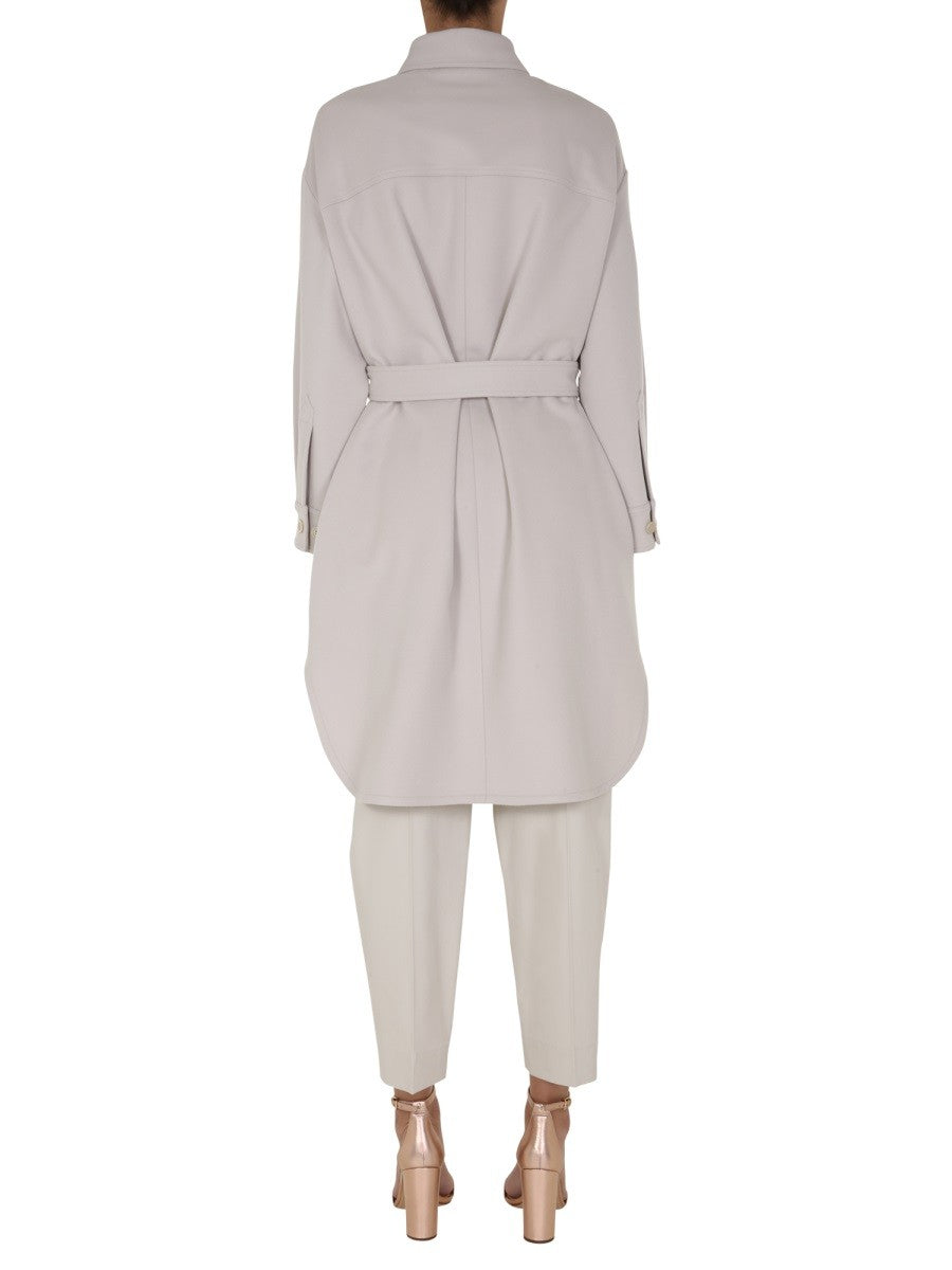 COAT WITH BELT