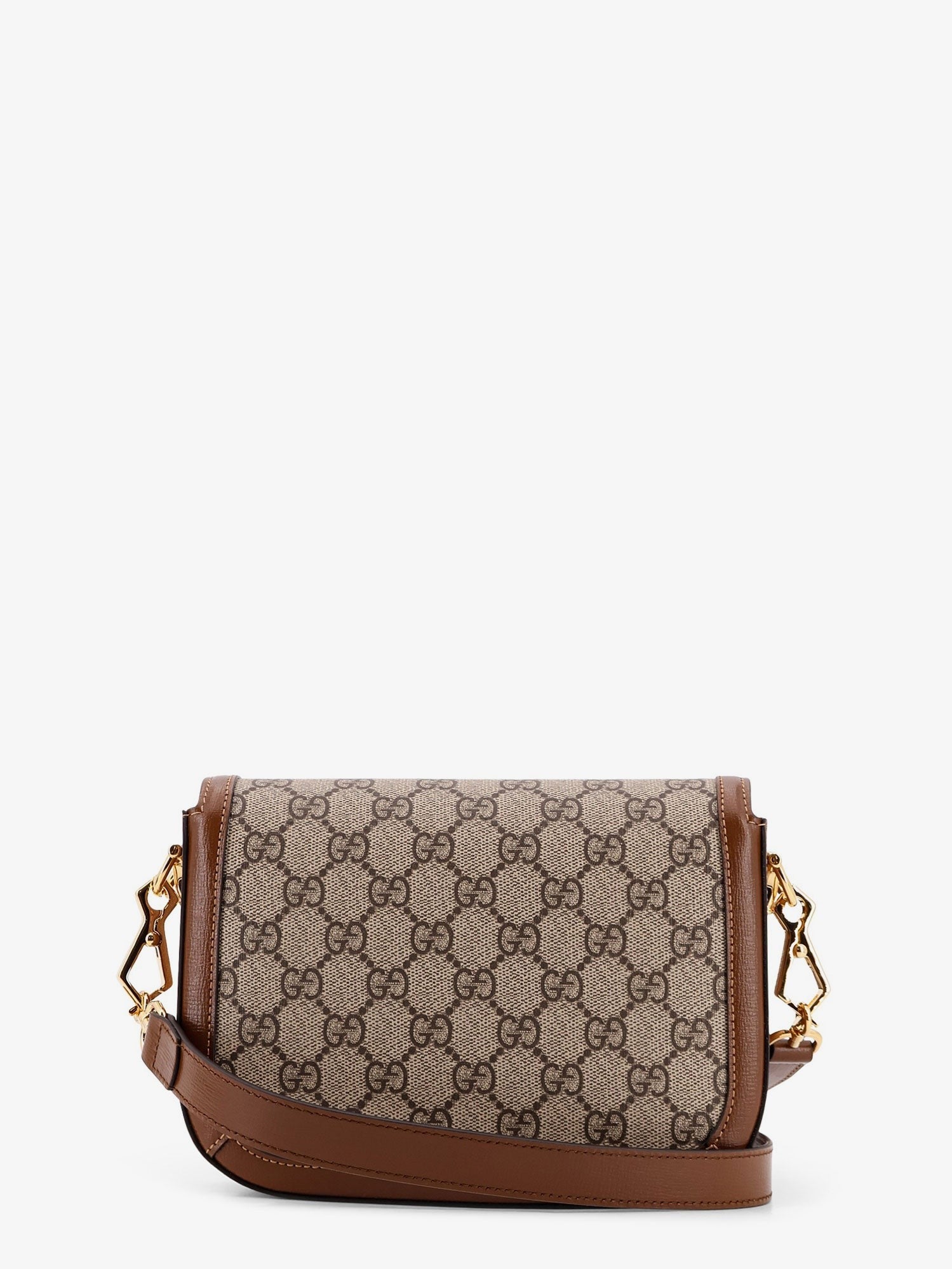 Gucci - Coated canvas Gucci Horsebit 1955 crossbody bag with GG Supreme motif