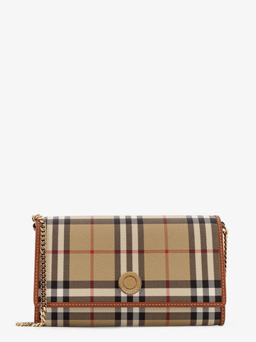 Coated canvas shoulder bag with check pattern coated-canvas-shoulder-bag-with-check-pattern_c5322280-a34f-487f-b23d-98cbad3e8488