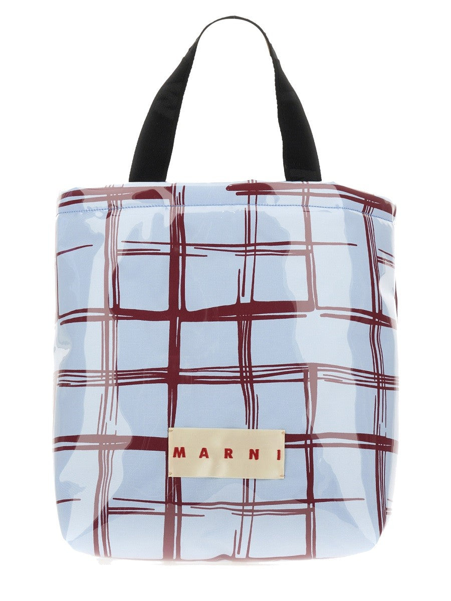 COATED CANVAS TOTE BAG