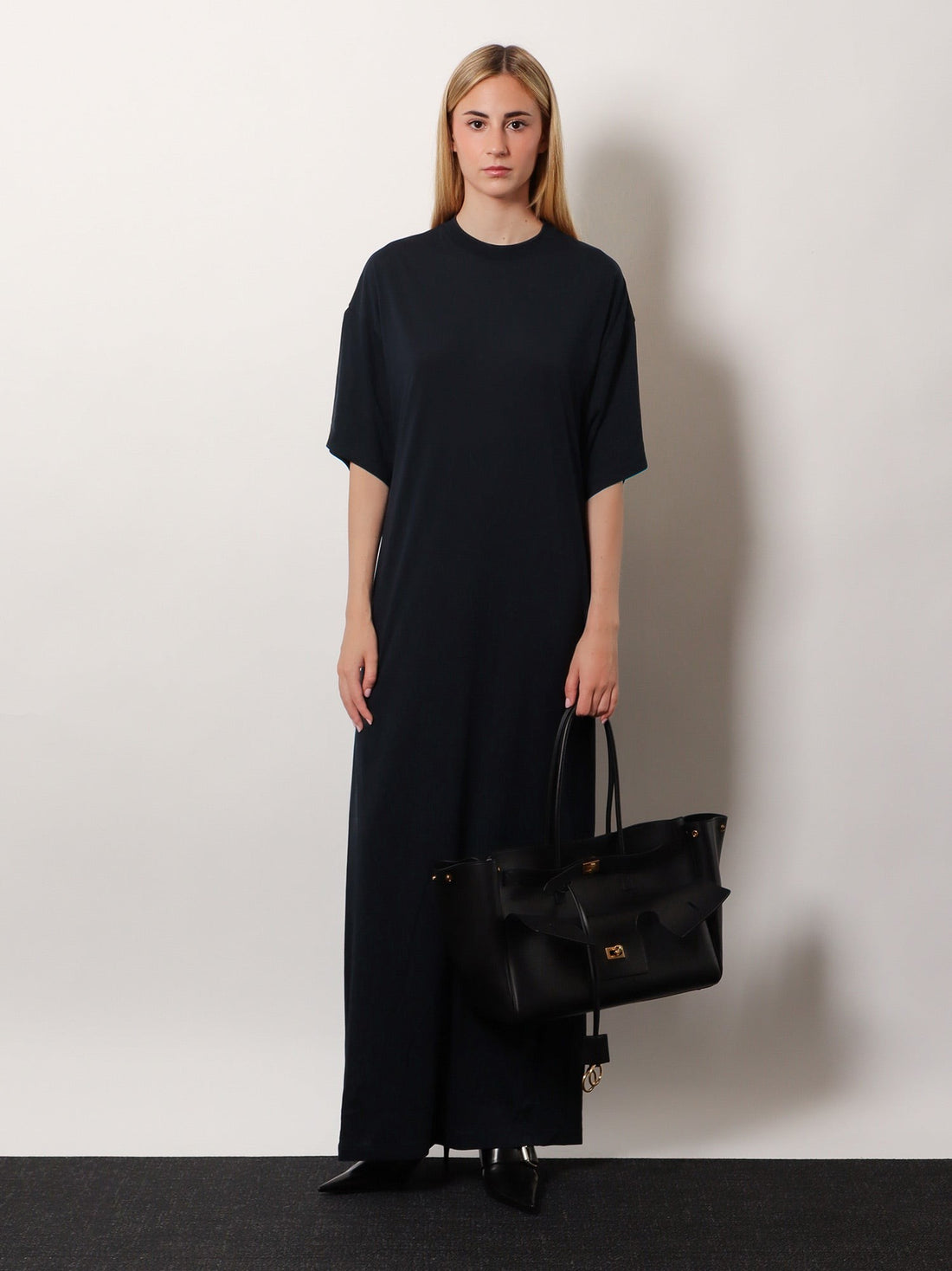 Cocoon cotton jersey Maxi Dress