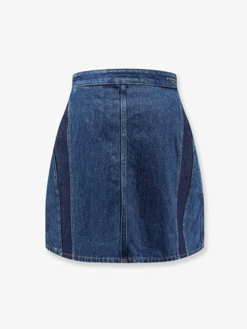 Givenchy Givenchy - Cocoon denim blue mini skirt