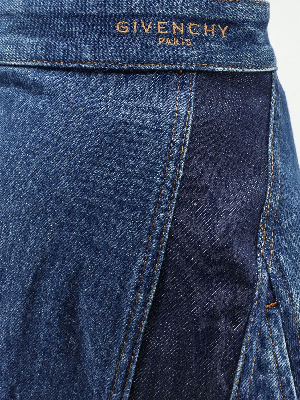 Givenchy Givenchy - Cocoon denim blue mini skirt