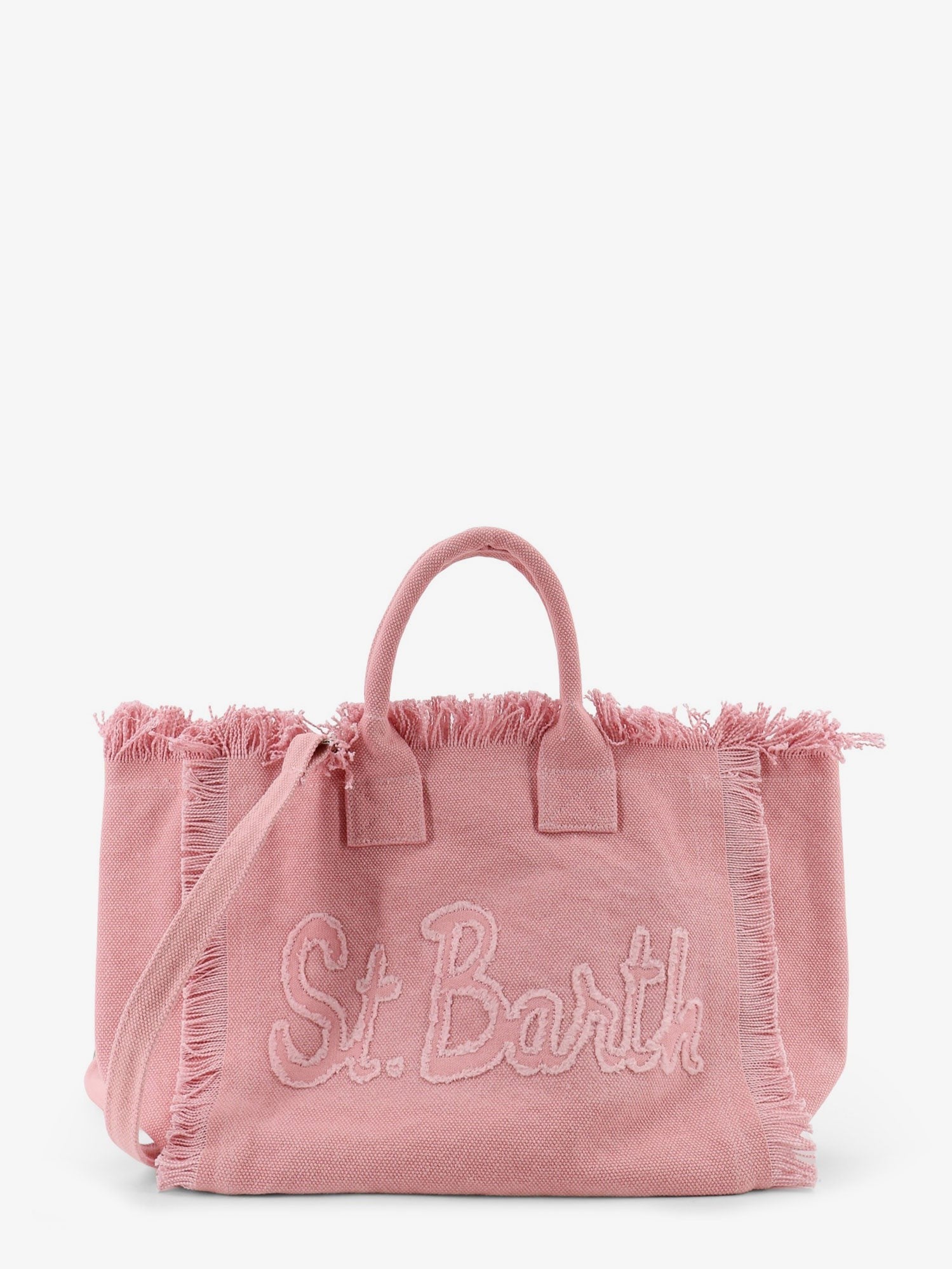 MC2 SAINT BARTH Colette canvas handbag with front logo