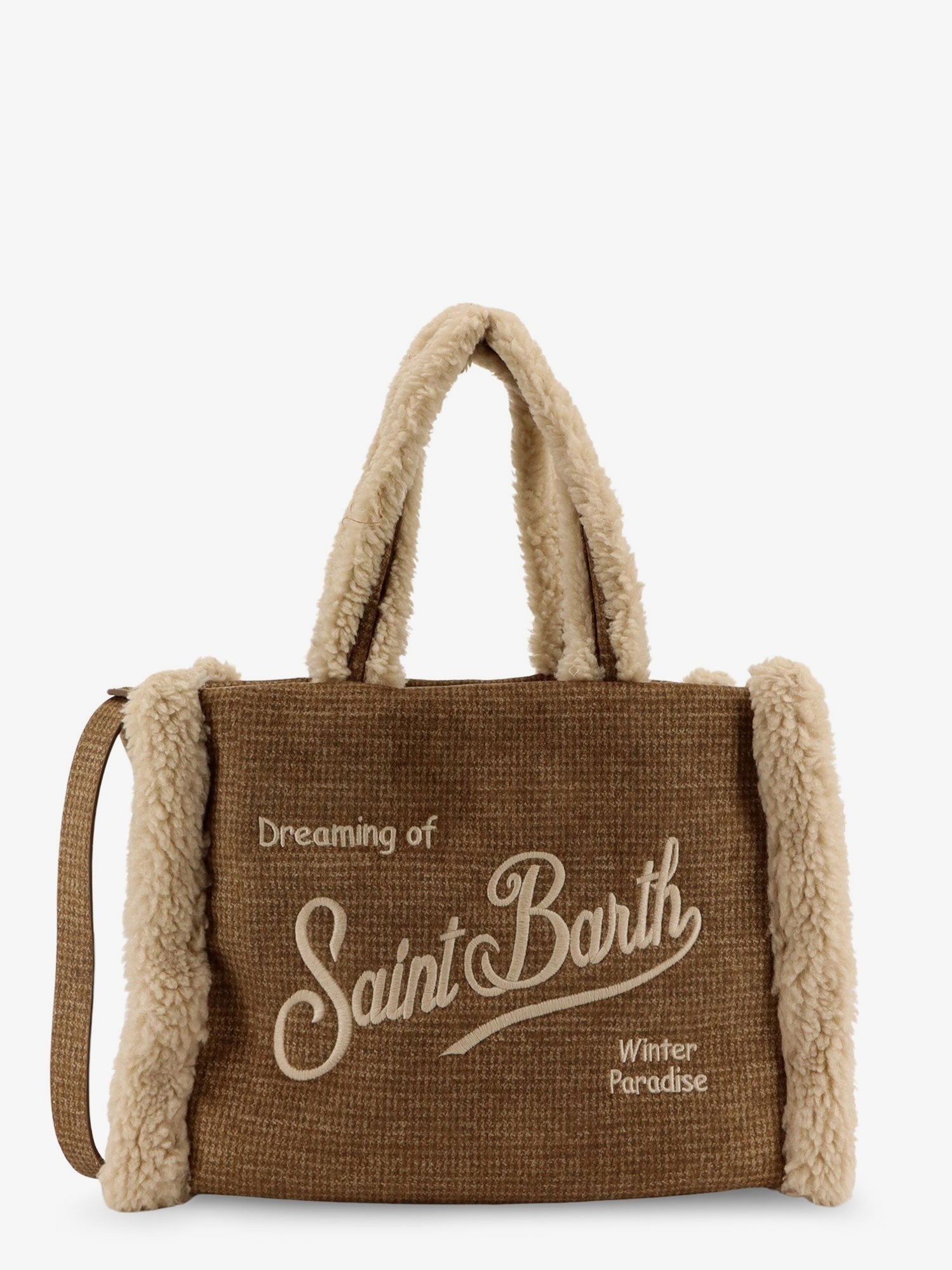 Colette Shearling Pied de Poule shoulder bag