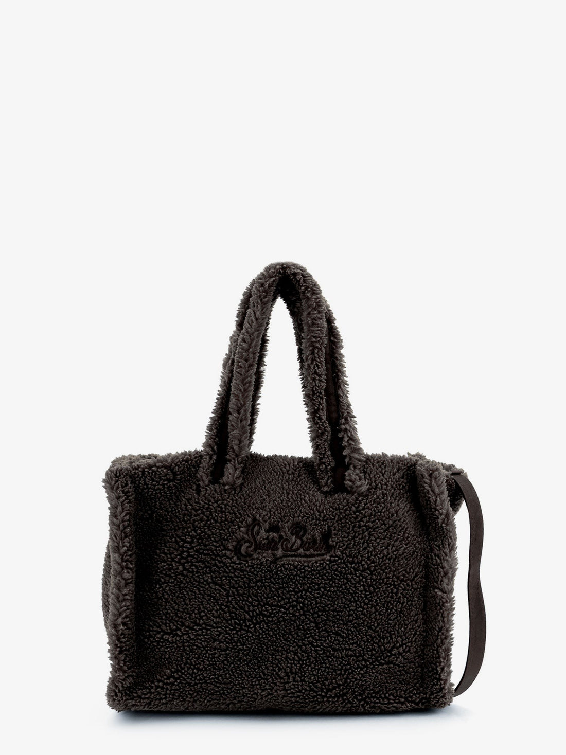 Colette Teddy crossbody bag with logo on the front