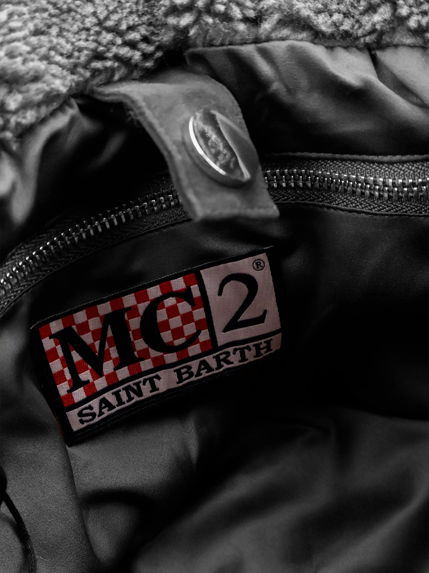 Colette Teddy crossbody bag with logo on the front