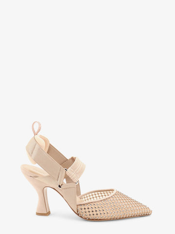Fendi - Colibrì pumps in mesh and suede