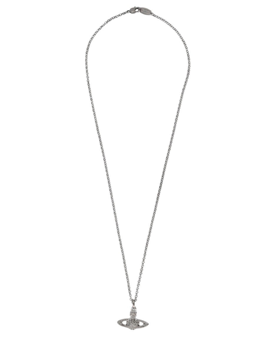 Vivienne Westwood Necklace Mini Bas Pendant Relief Orb