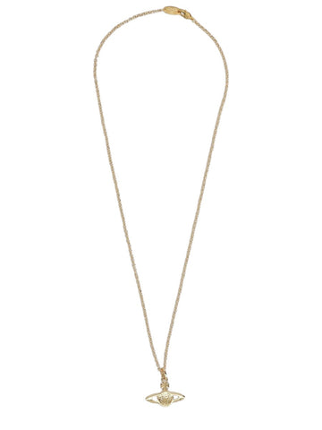 Vivienne Westwood COLLANA CON CIONDOLO ORB "MINI BAS RELIEF"