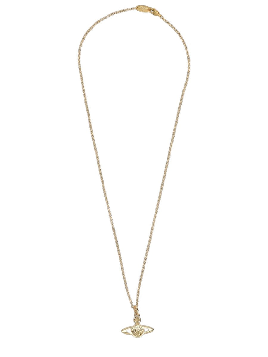 Vivienne Westwood COLLANA CON CIONDOLO ORB "MINI BAS RELIEF"