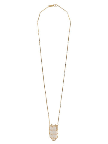 Isabel Marant COLLANA CON PENDENTE "ROCK CRYSTAL"
