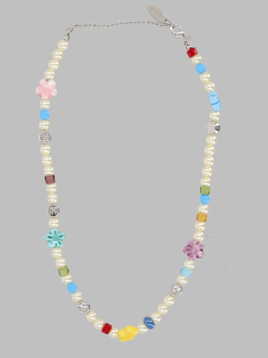 Off White - COLLANA CON PERLINE