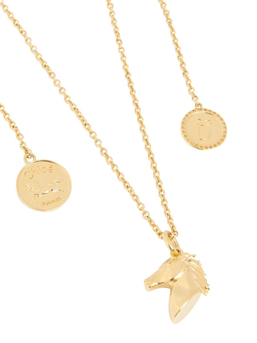 CHLOÉ - COLLANA IN OTTONE