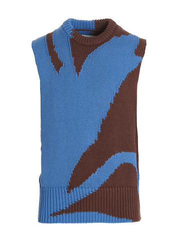 JIL SANDER - Colorblock vest