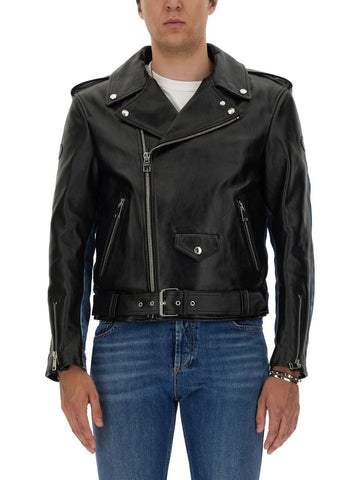 Alexander Mcqueen Alexander Mcqueen - COMBO BIKER JACKET