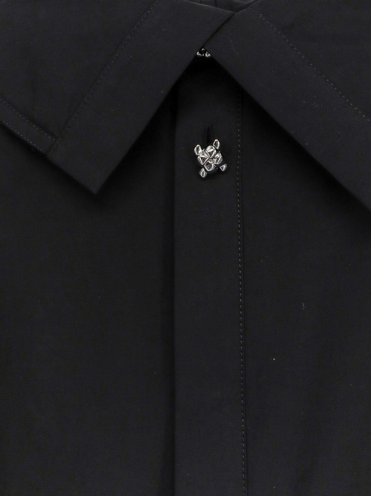 Bottega Veneta Bottega Veneta - Compact cotton canvas shirt with Square Knot buttons