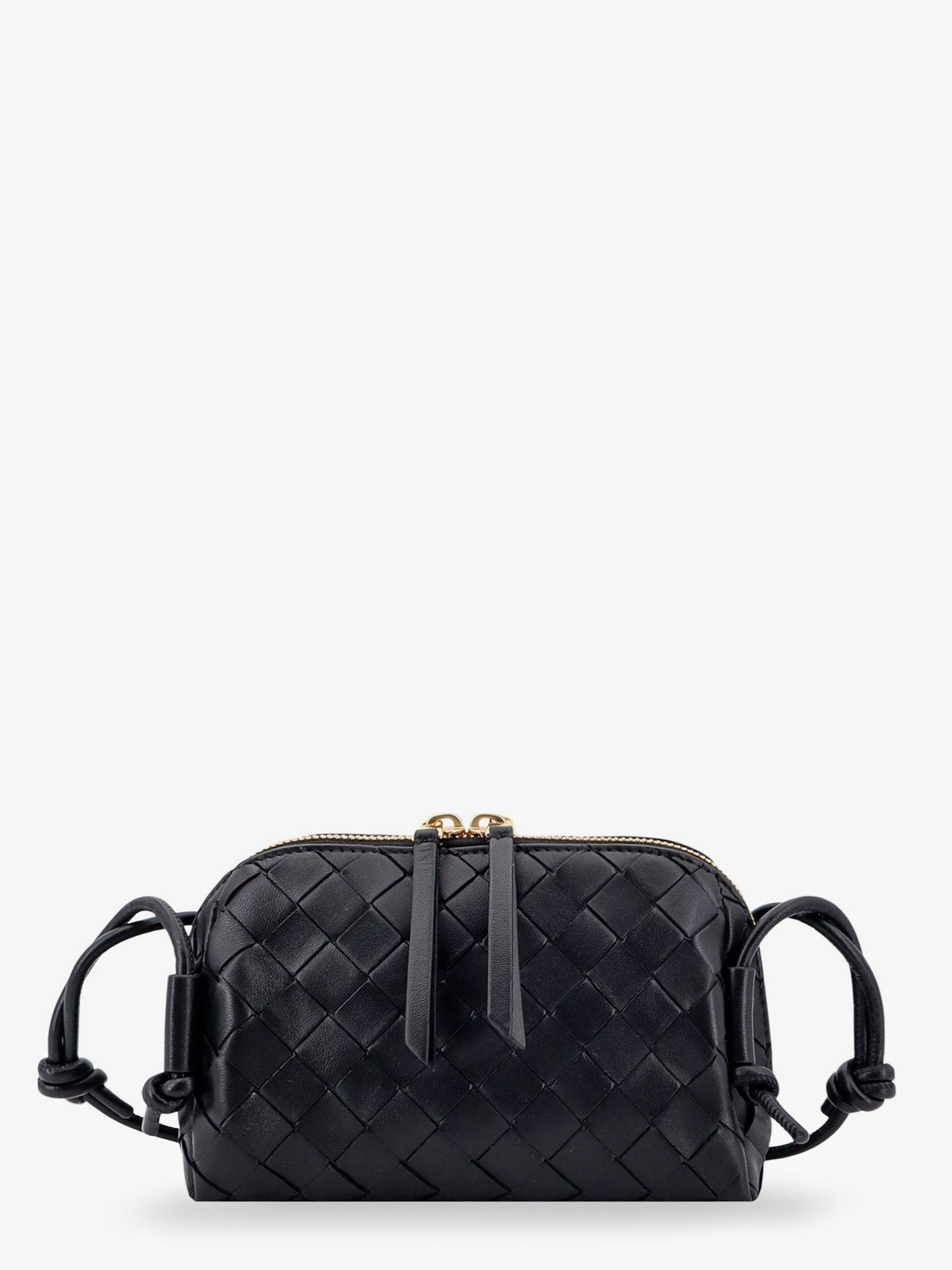 Bottega Veneta - Concert Pouch leather crossbody bag with Intrecciato motif