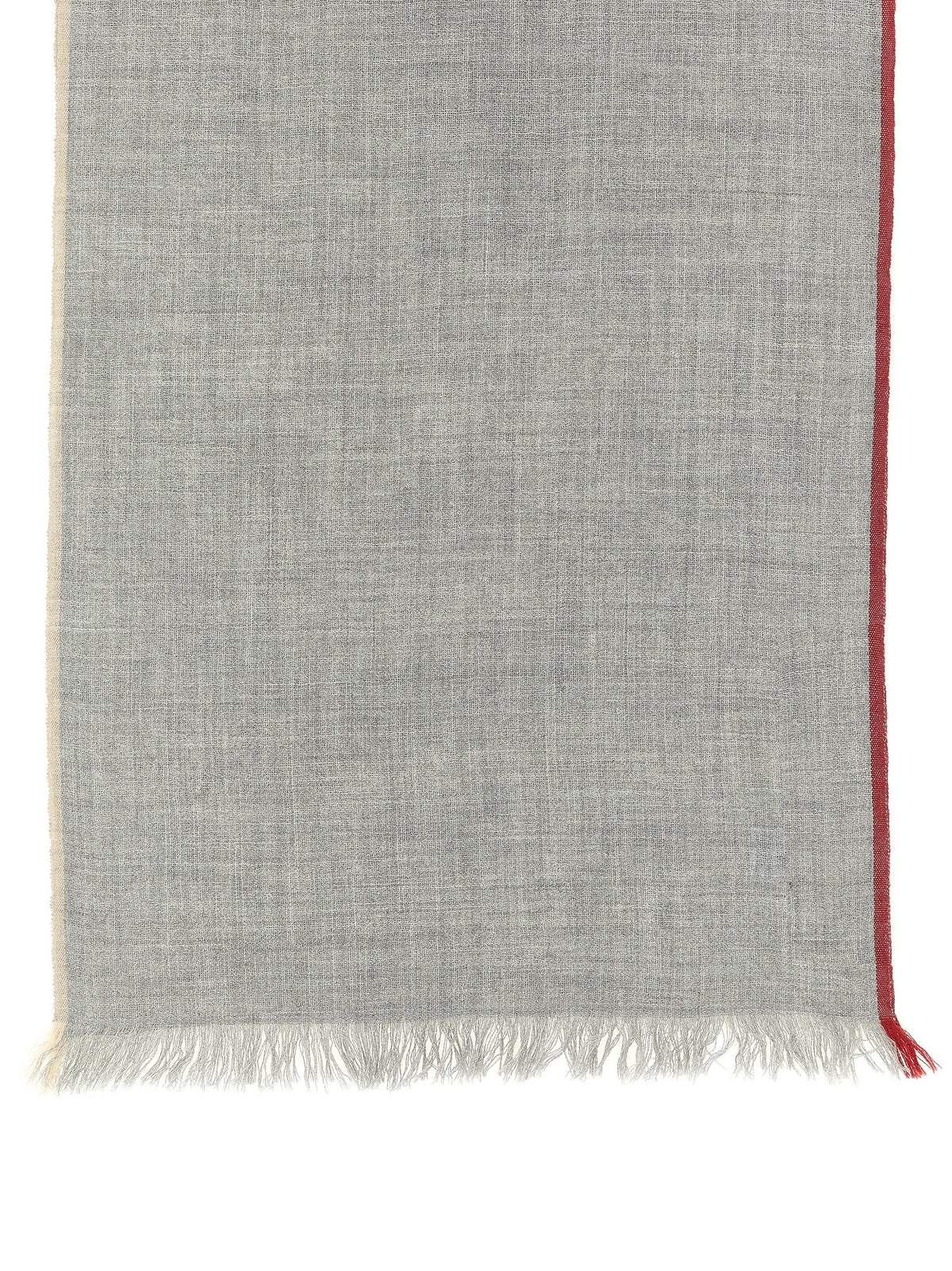 Brunello Cucinelli - Contrast border scarf