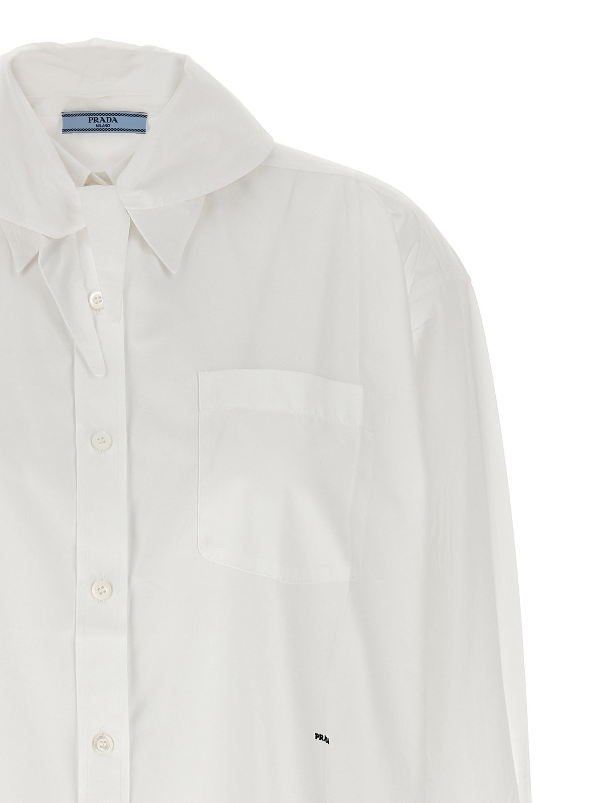 PRADA - Contrast cuffs shirt