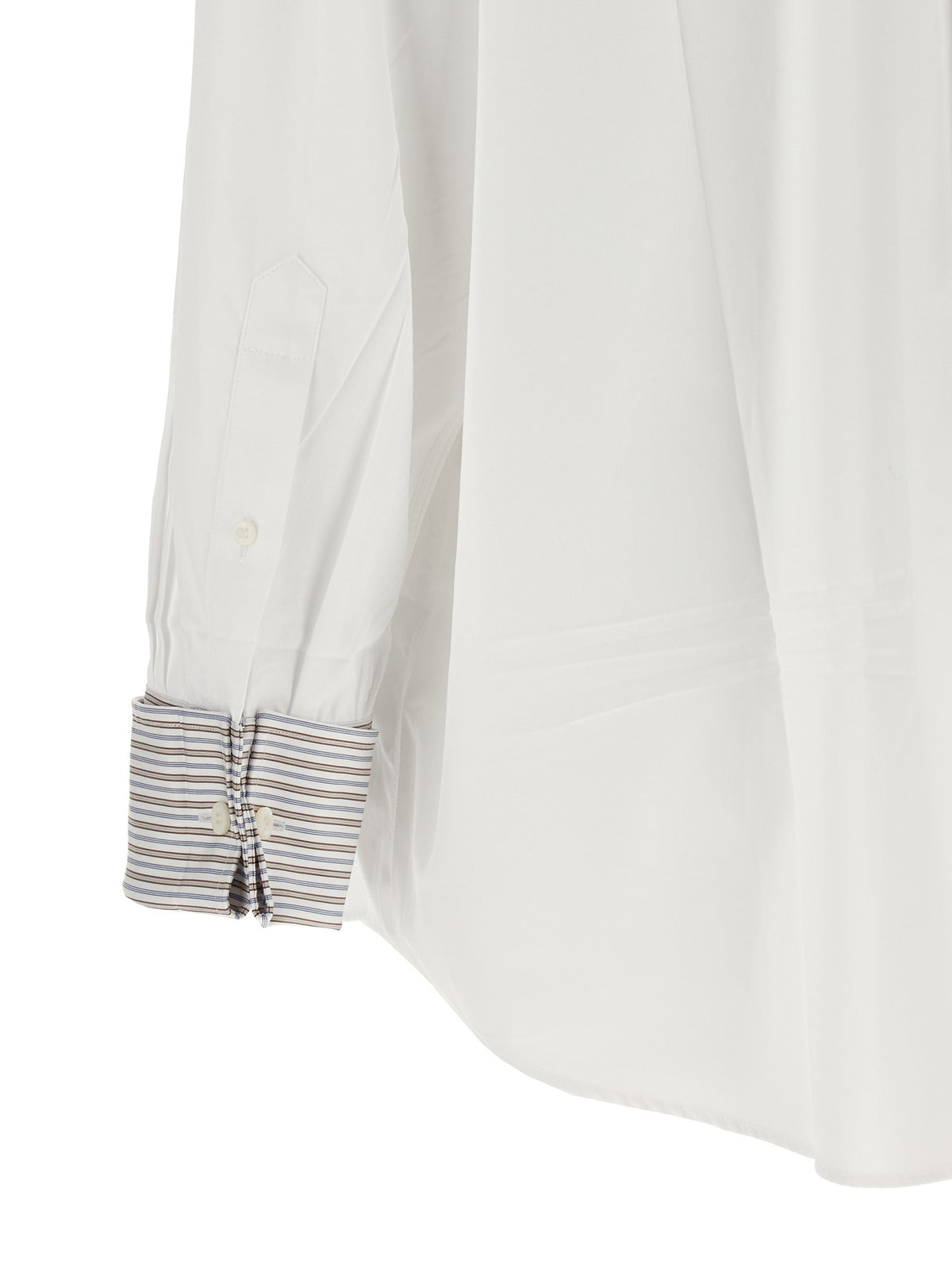 PRADA - Contrast cuffs shirt