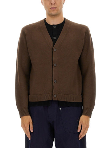 jw anderson - CONTRASTING LAYERED CARDIGAN contrasting-layered-cardigan