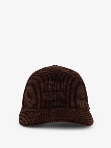 Corduroy baseball hat