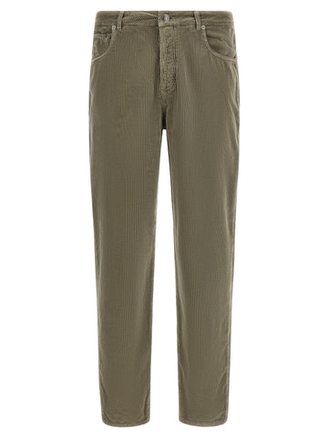 Brunello Cucinelli - Corduroy pants GREEN 54 IT
