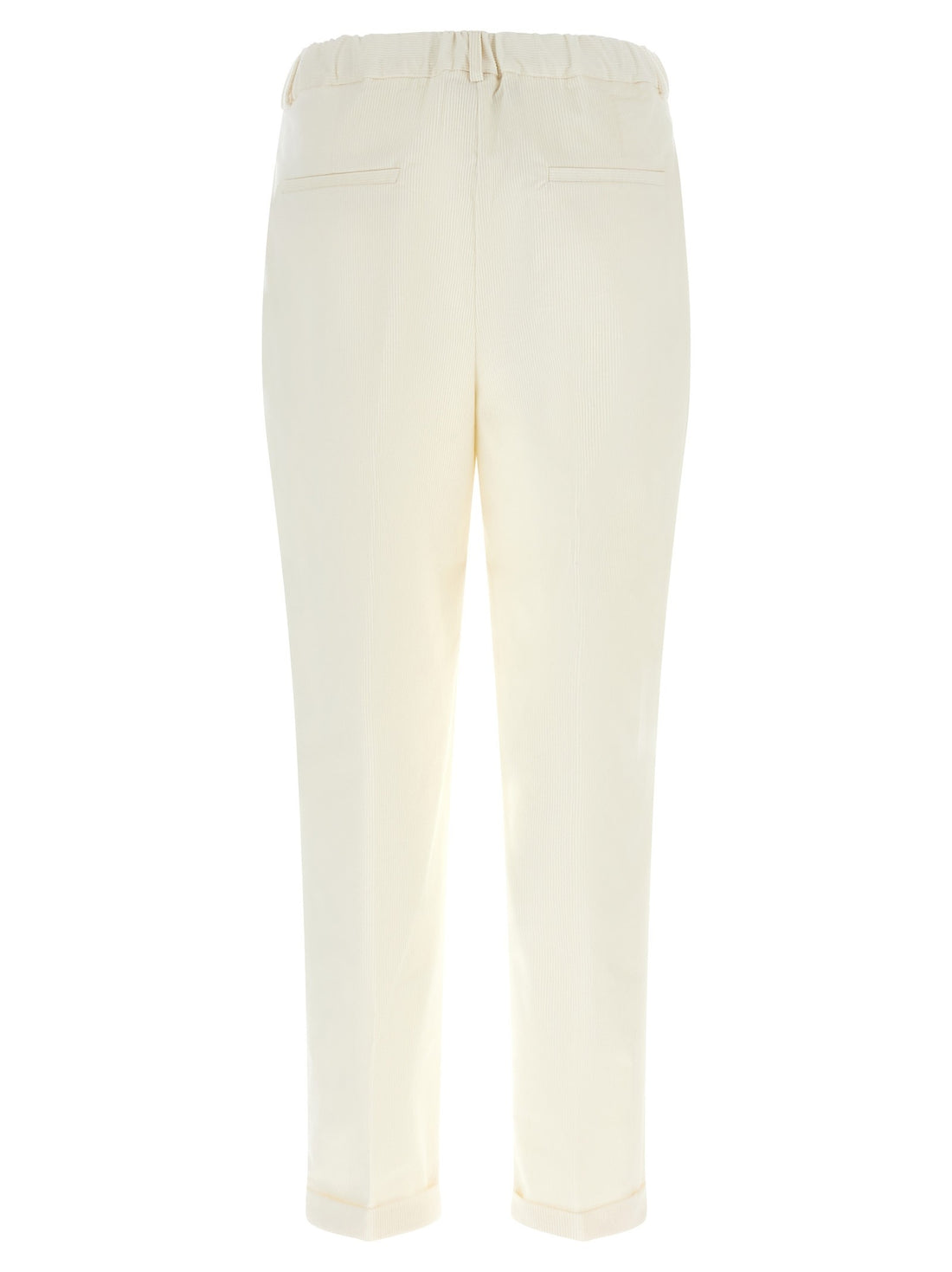 KITON - Corduroy pants White