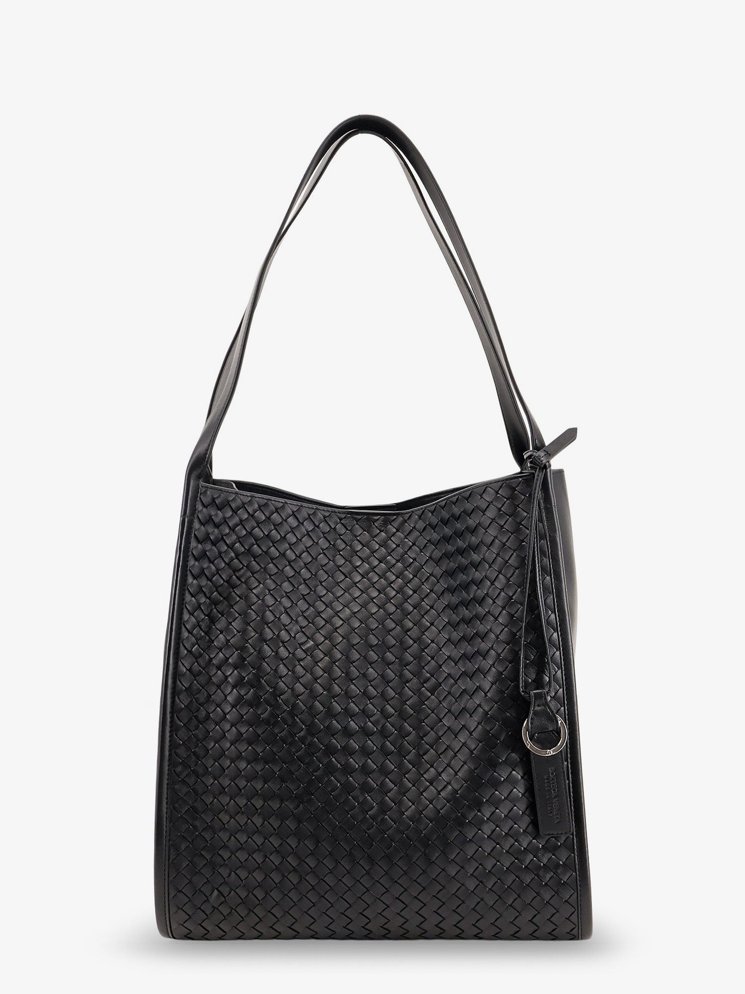 Bottega Veneta Corriere leather shoulder bag with Intrecciato pattern