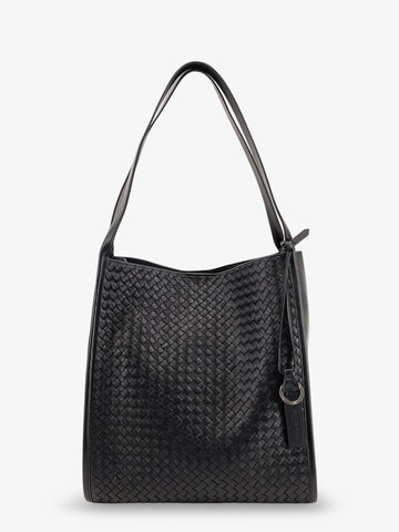 Bottega Veneta Corriere leather shoulder bag with Intrecciato pattern
