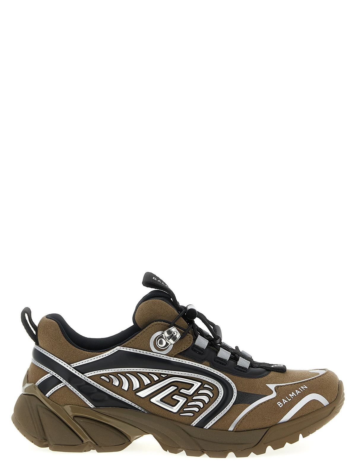 Balmain - 'Cosmic Dust' sneakers GREEN