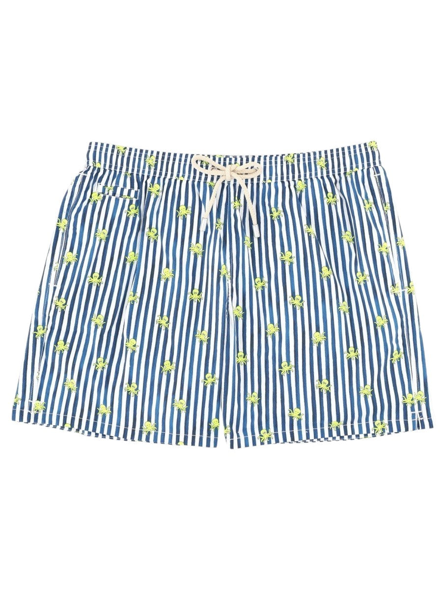 MC2 SAINT BARTH - Striped Octopus Print Swim Shorts costume-da-bagno-con-stampa_611d9dac-6129-4d94-9baa-17aac2aaa114