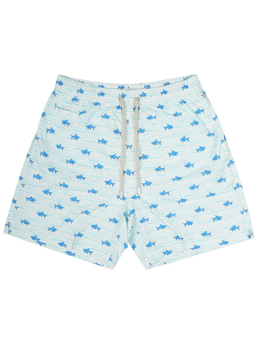 MC2 SAINT BARTH - COSTUME DA BAGNO "LIGHTING" Baby blue S