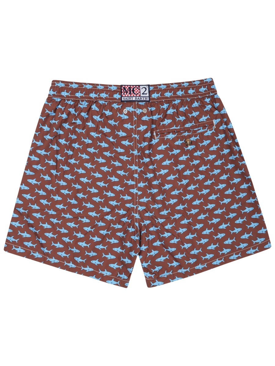 MC2 SAINT BARTH - COSTUME DA BAGNO "LIGHTING" Brown S