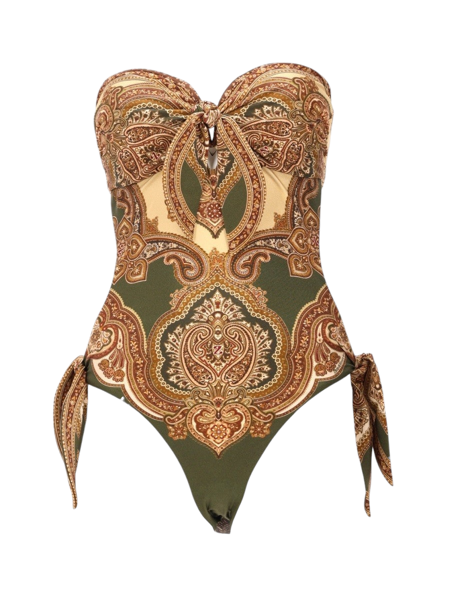 ZIMMERMANN - "MAHON" Printed One-piece Swimsuit