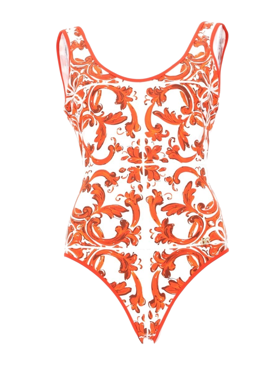 Dolce & Gabbana - COSTUME INTERO STAMPA MAIOLICA
