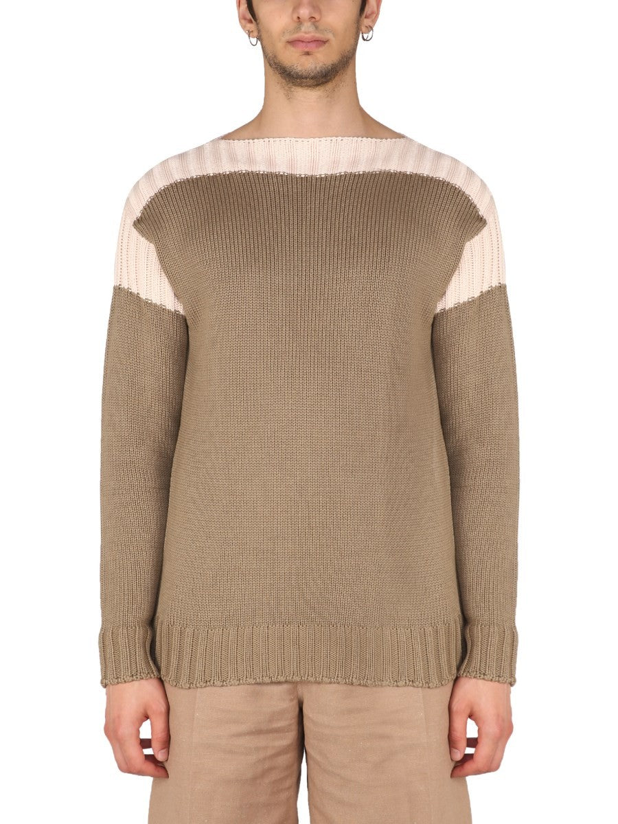 COTTON AND CASHMERE SWEATER