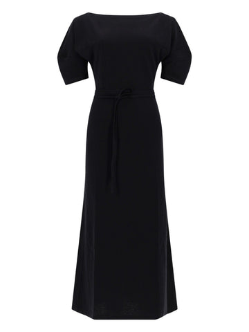 LEMAIRE LEMAIRE - COTTON AND LINEN MIDI DRESS