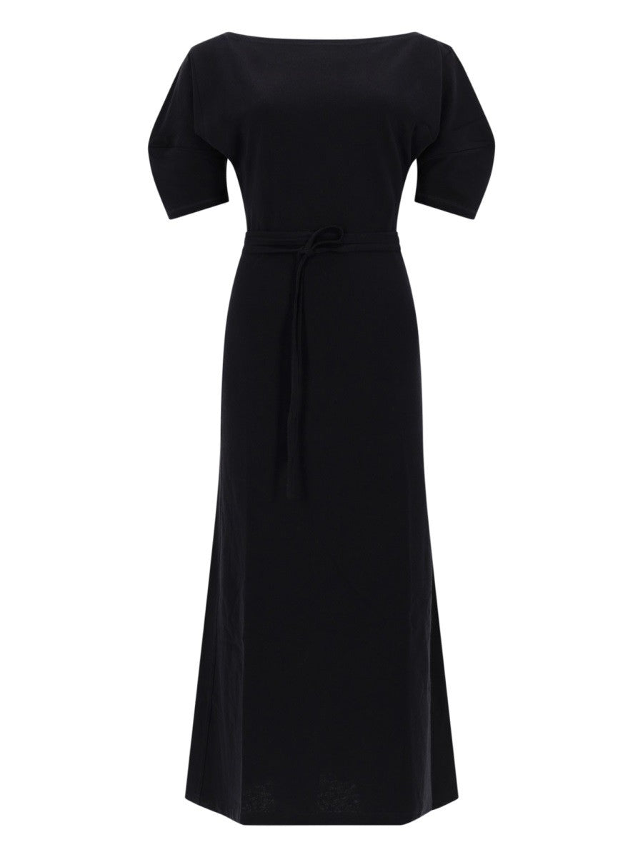 LEMAIRE LEMAIRE - COTTON AND LINEN MIDI DRESS