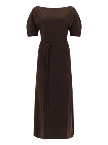 LEMAIRE LEMAIRE - COTTON AND LINEN MIDI DRESS